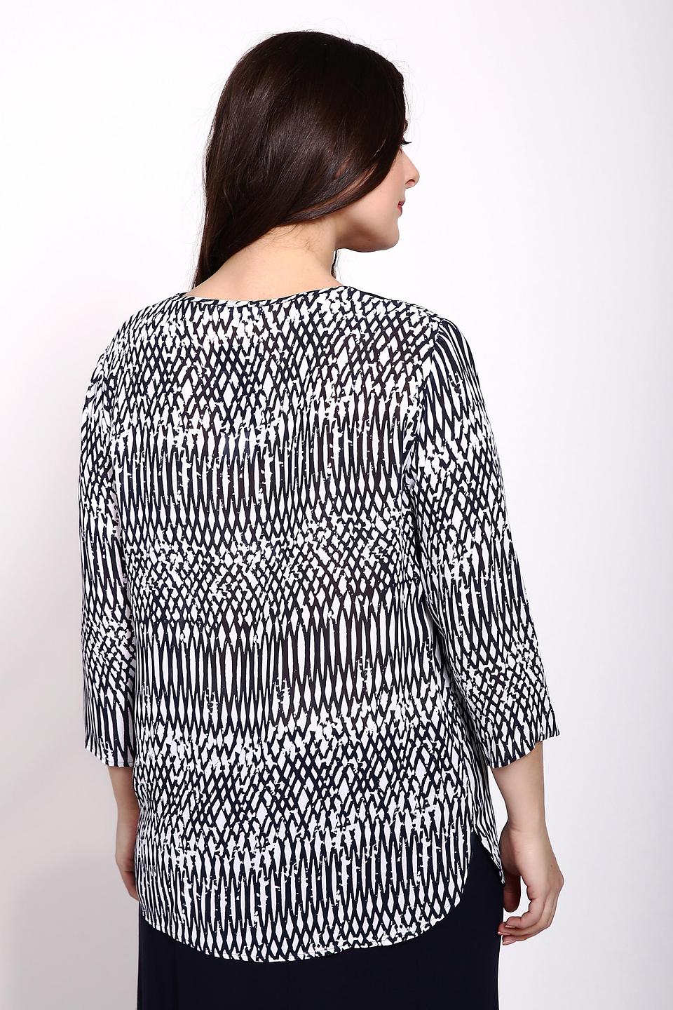 Блуза Frank Walder с принтом и декором