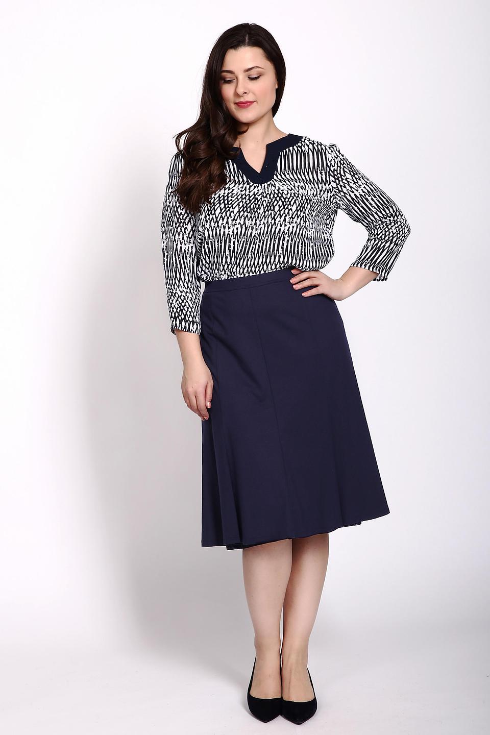 Блуза Frank Walder с принтом и декором