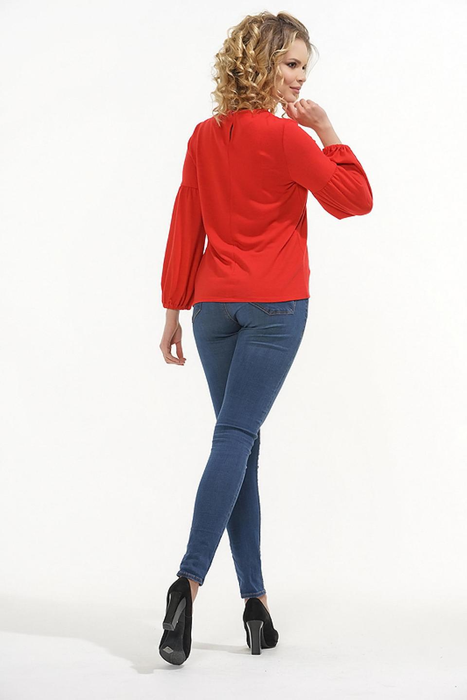 Блуза VAY с фонариками красная