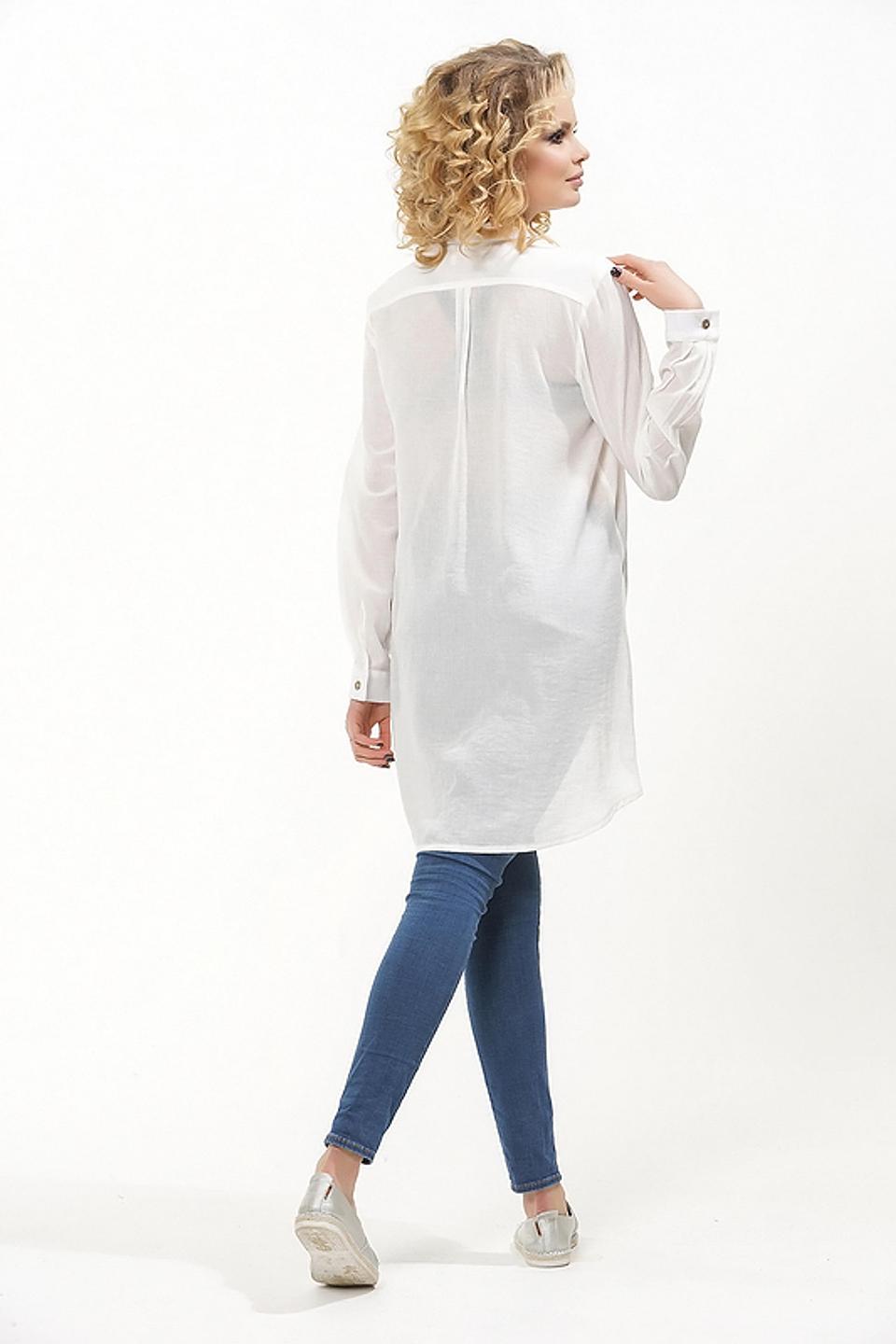 Блуза VAY оверсайз белая
