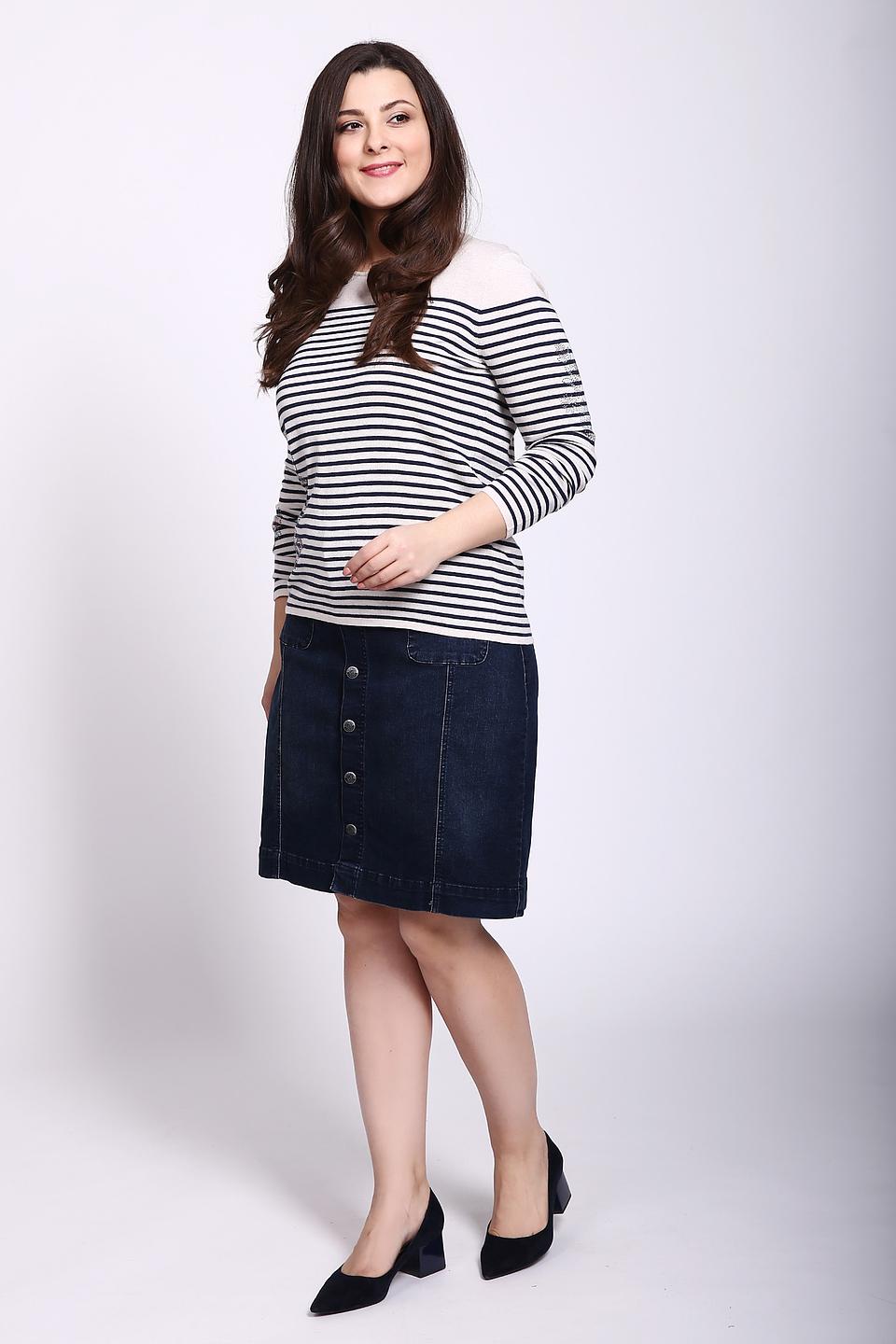 Пуловер Gerry Weber в полоску с аппликацией