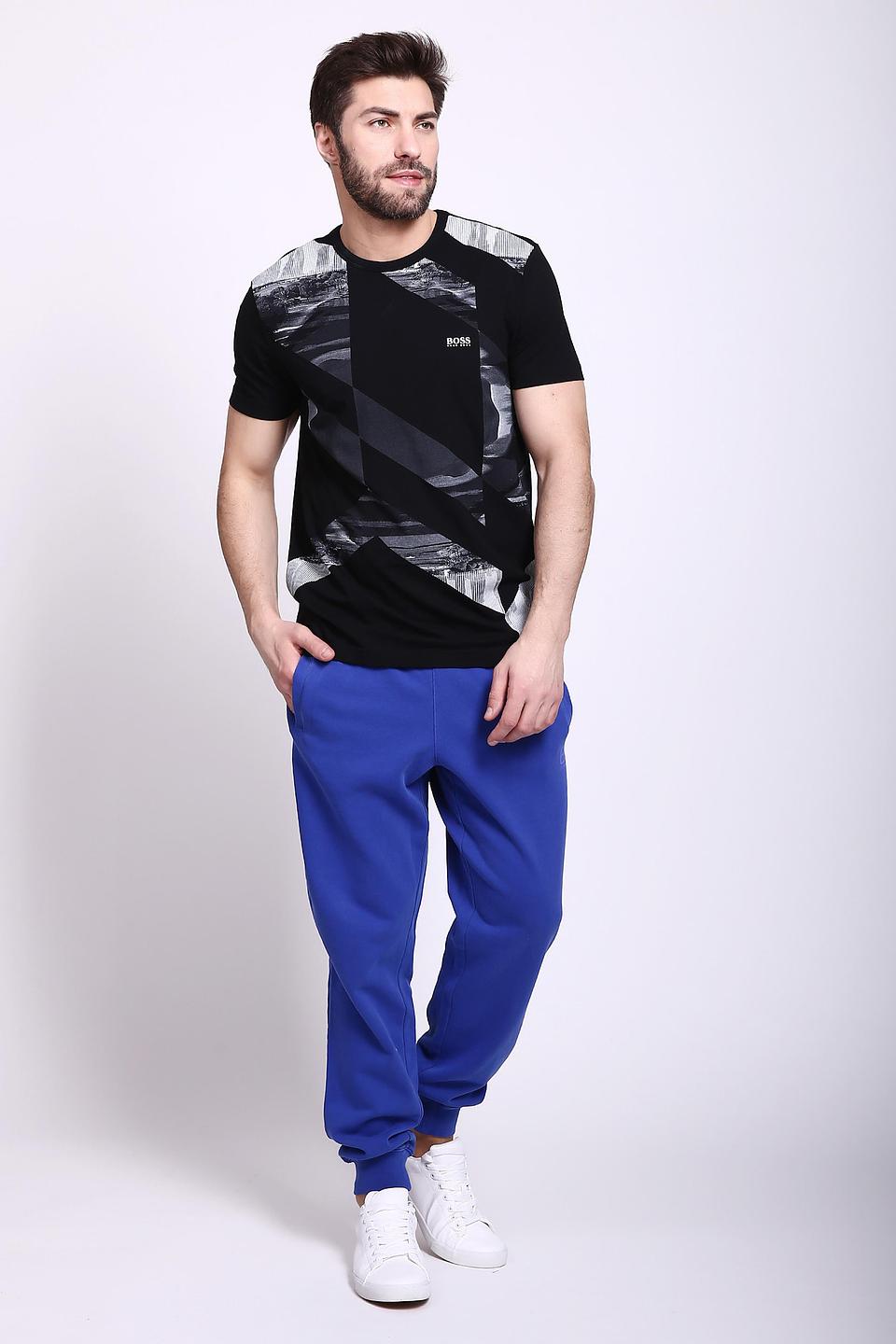 Футболка Boss Green с принтом чёрная