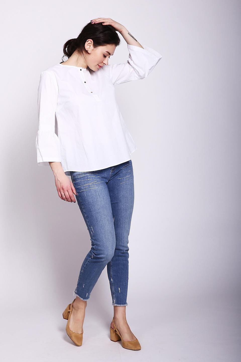 Блуза Oui с рукавами-фонариками