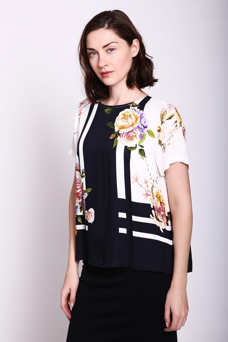 Блуза Eugen Klein с цветочным принтом