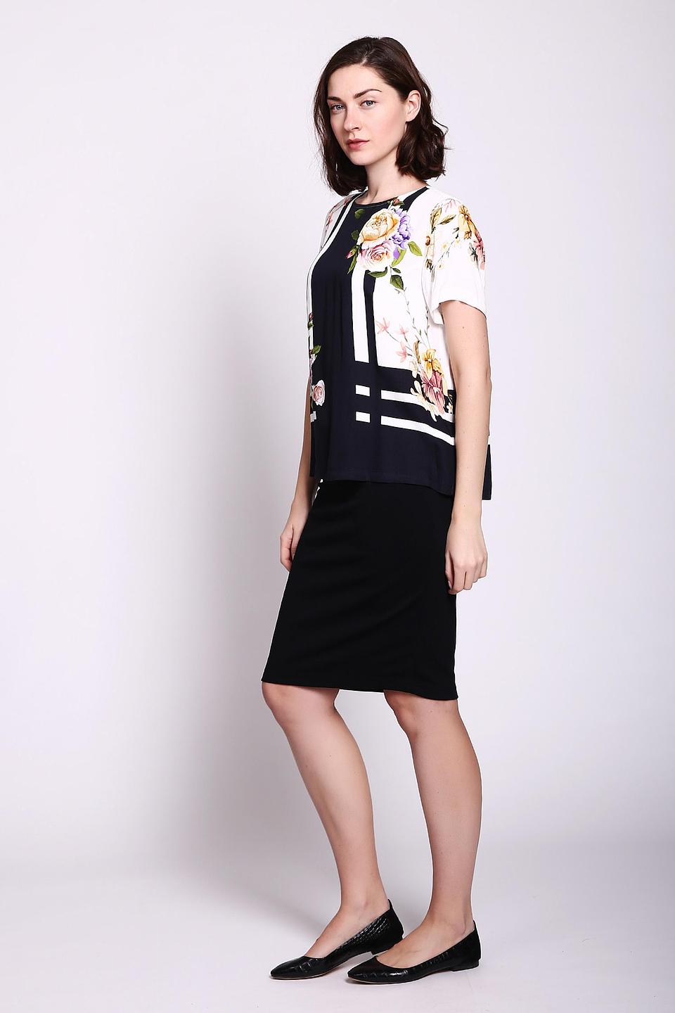 Блуза Eugen Klein с цветочным принтом