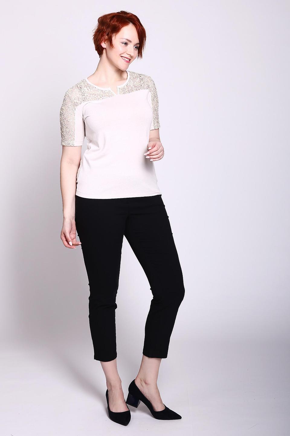 Брюки Via Appia черные укороченные