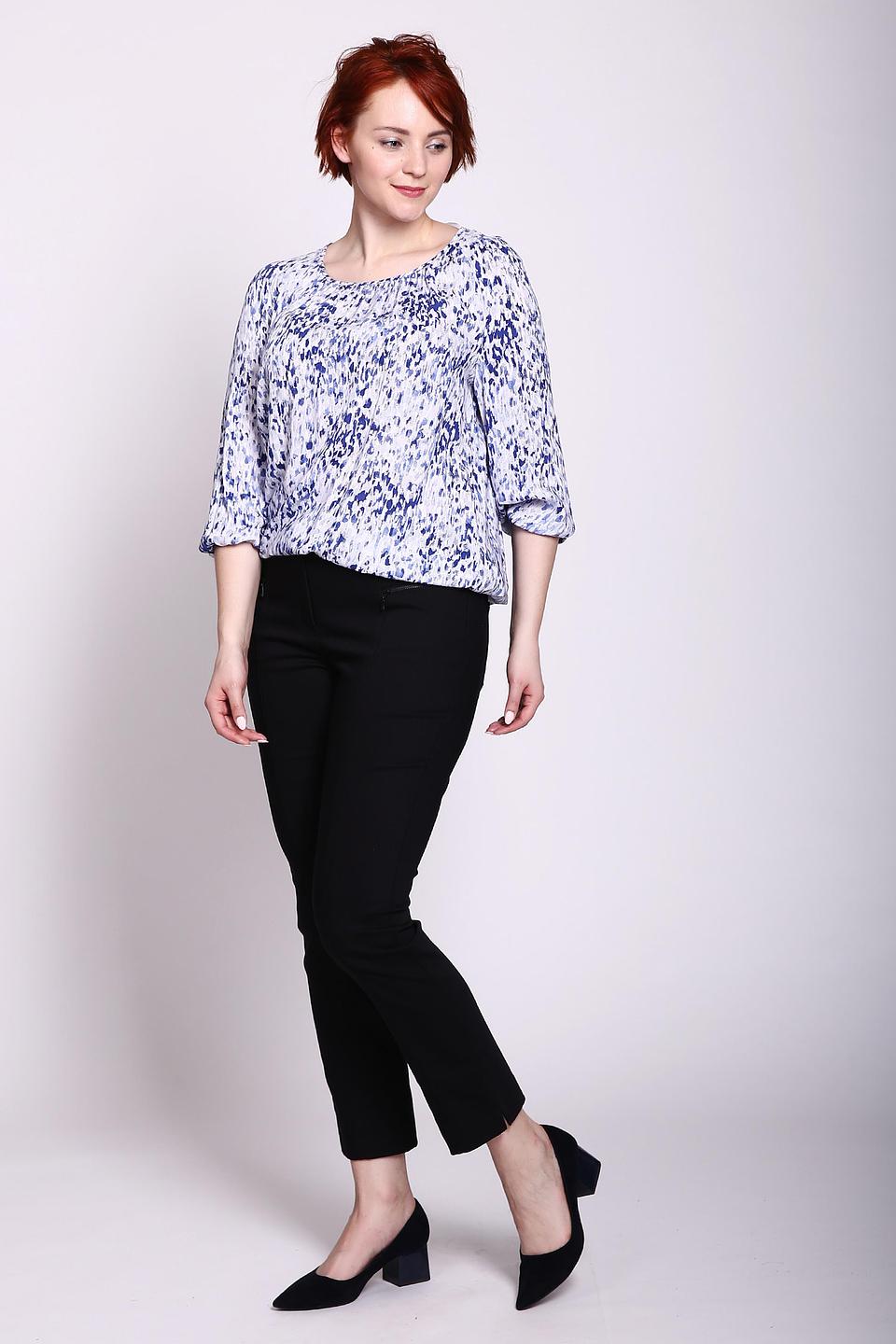 Брюки Gerry Weber черные с декоративными молниями