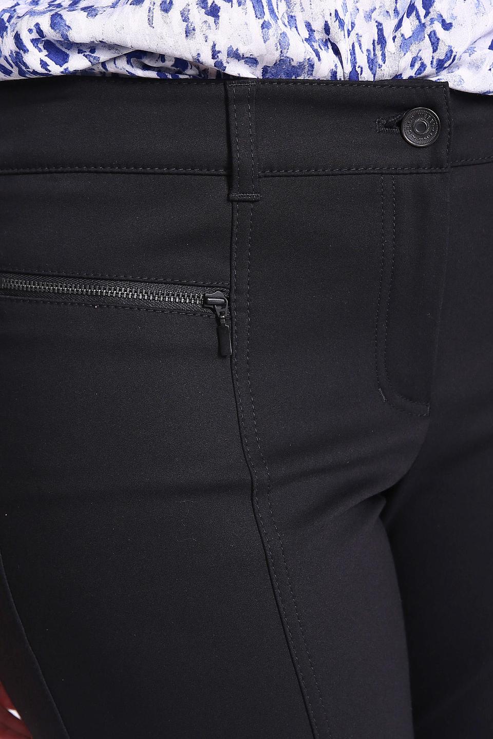Брюки Gerry Weber черные с декоративными молниями