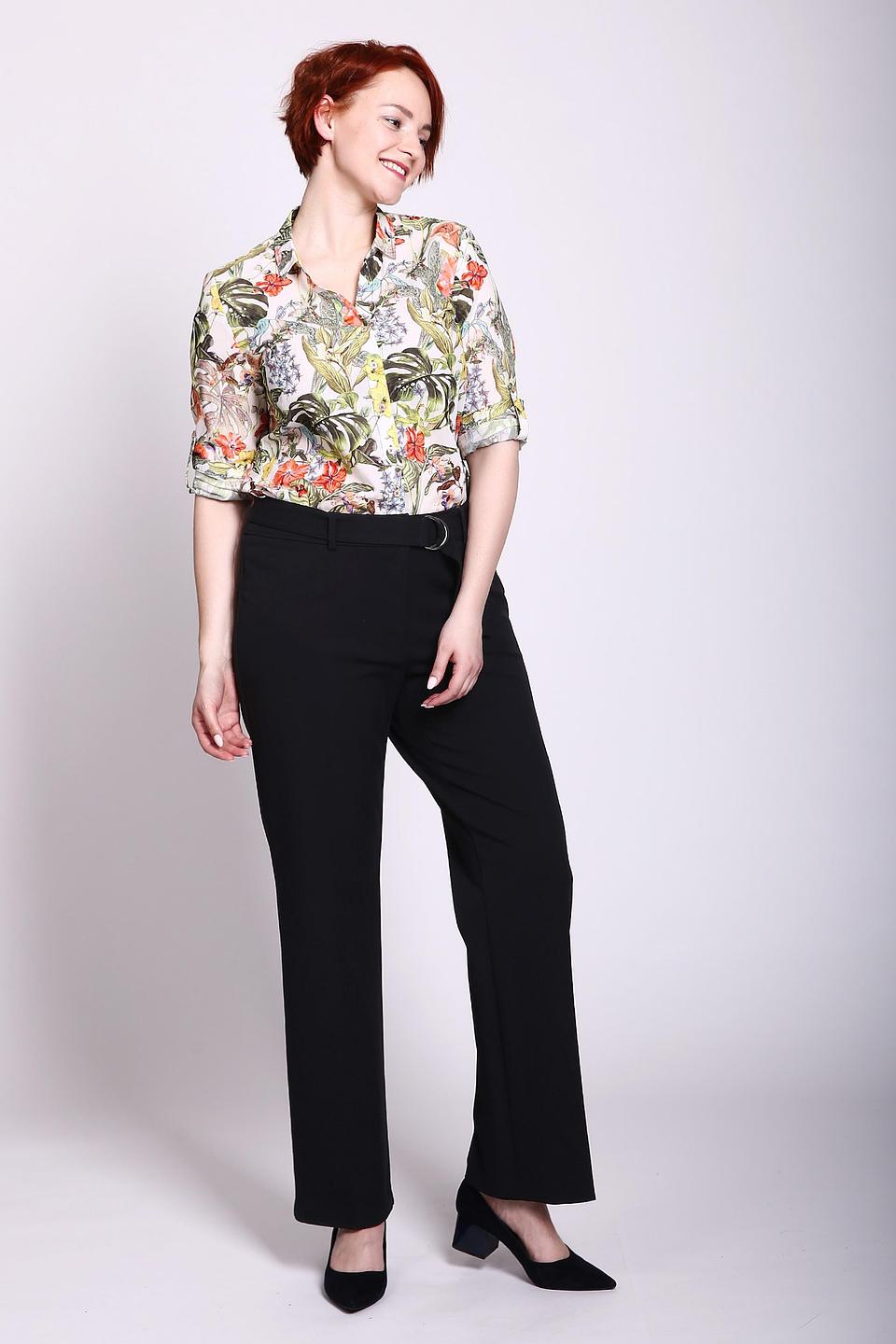 Блуза Erfo с тропическим принтом