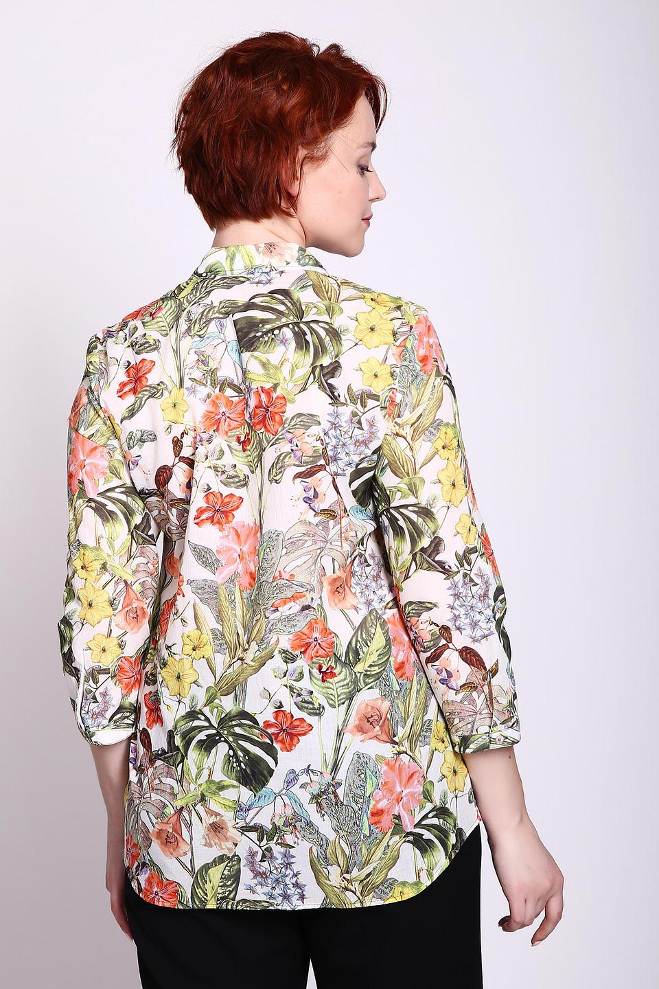 Блуза Erfo с тропическим принтом