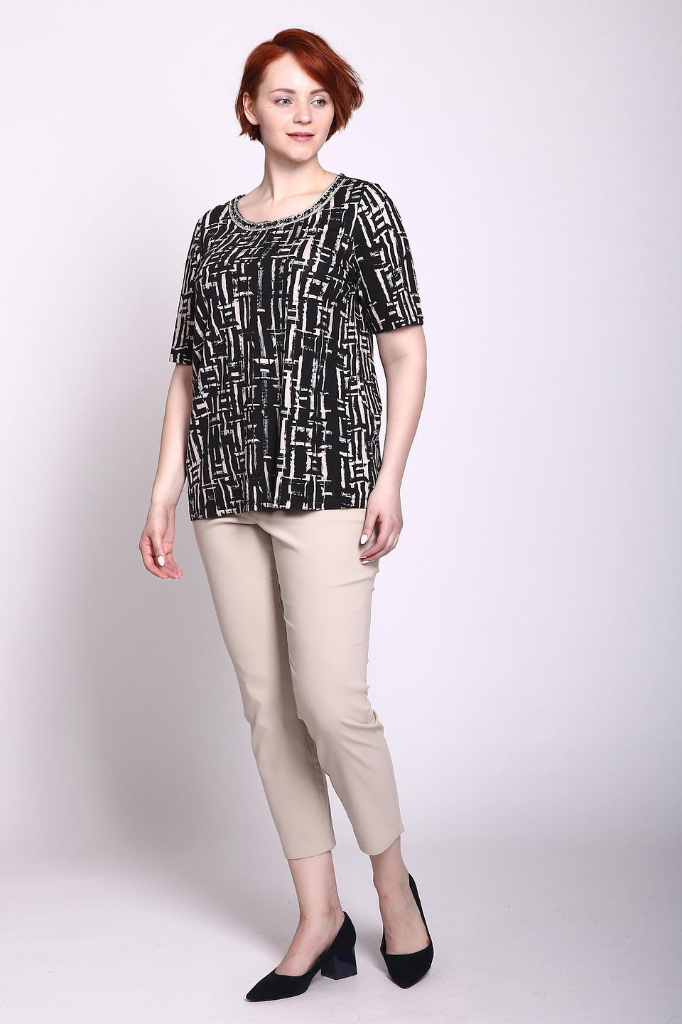 Блуза Via Appia с геометрическим принтом