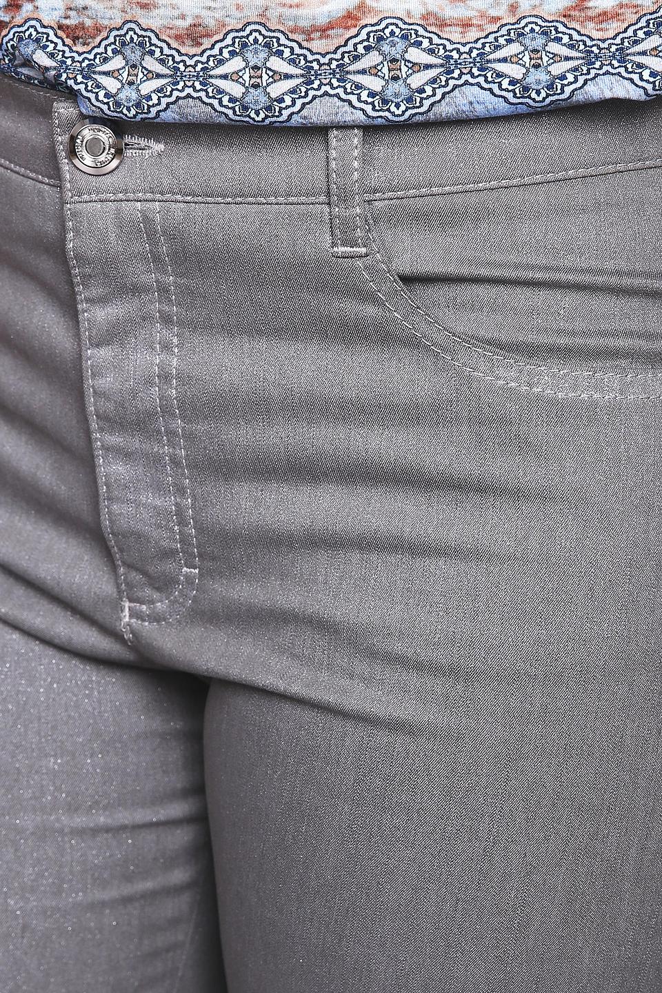 Брюки Lucia серые с манжетами