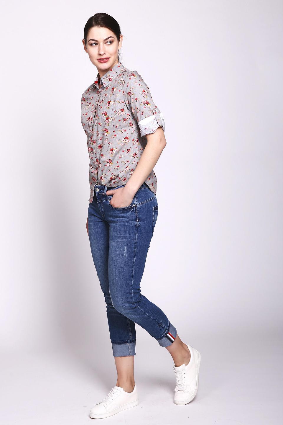 Блуза Pezzo с цветочным принтом