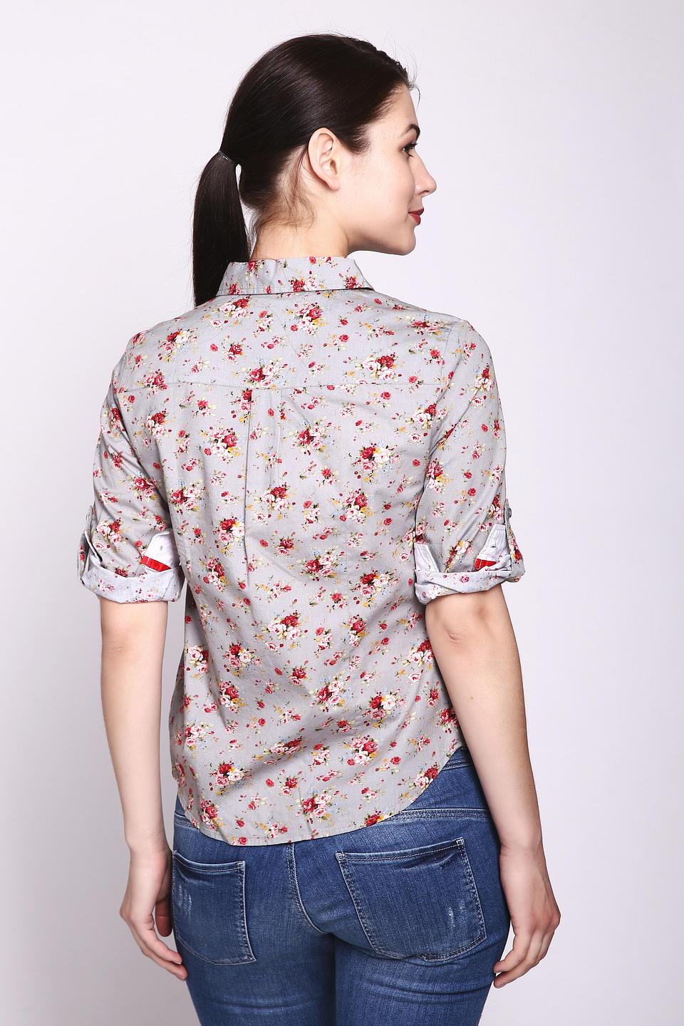Блуза Pezzo с цветочным принтом