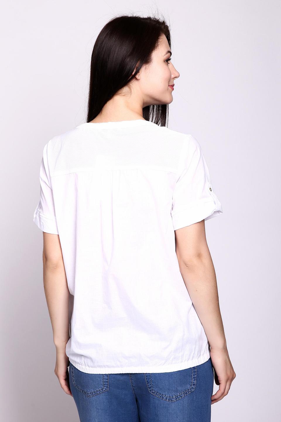 Блуза Steilmann с кружевом белая