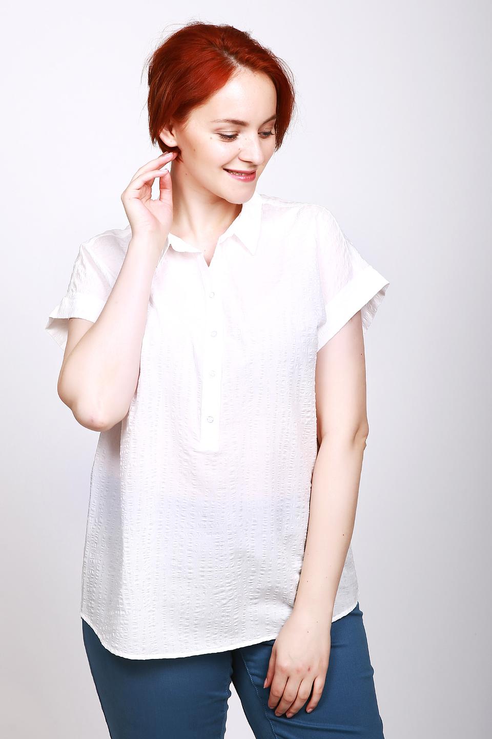 Блуза Erfo белая хлопковая