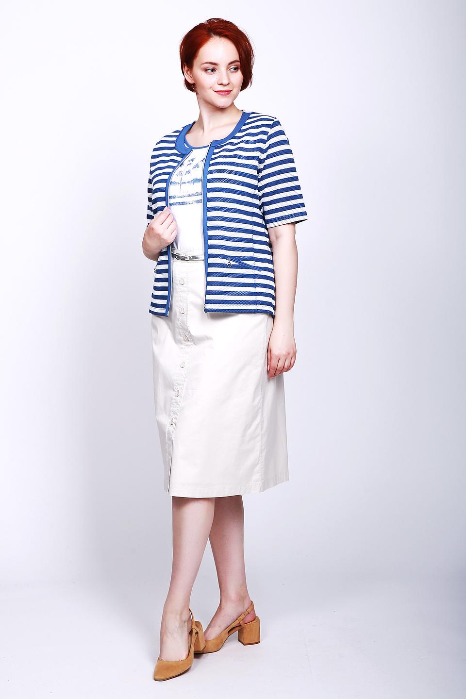 Юбка Gerry Weber бежевая с пуговицами