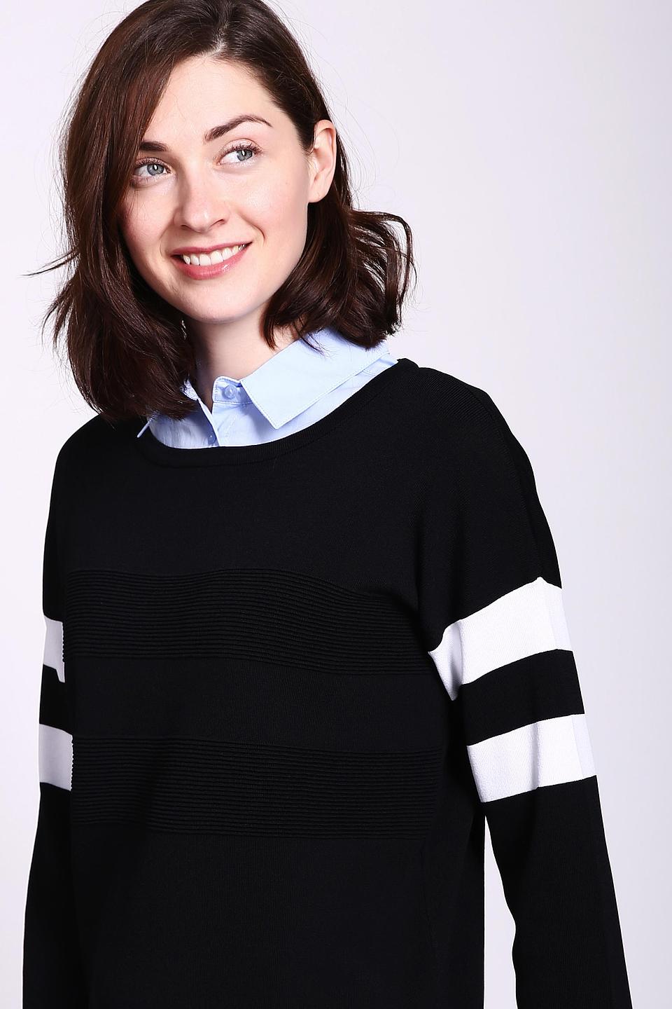 Блуза Gerry Weber голубая с воротником