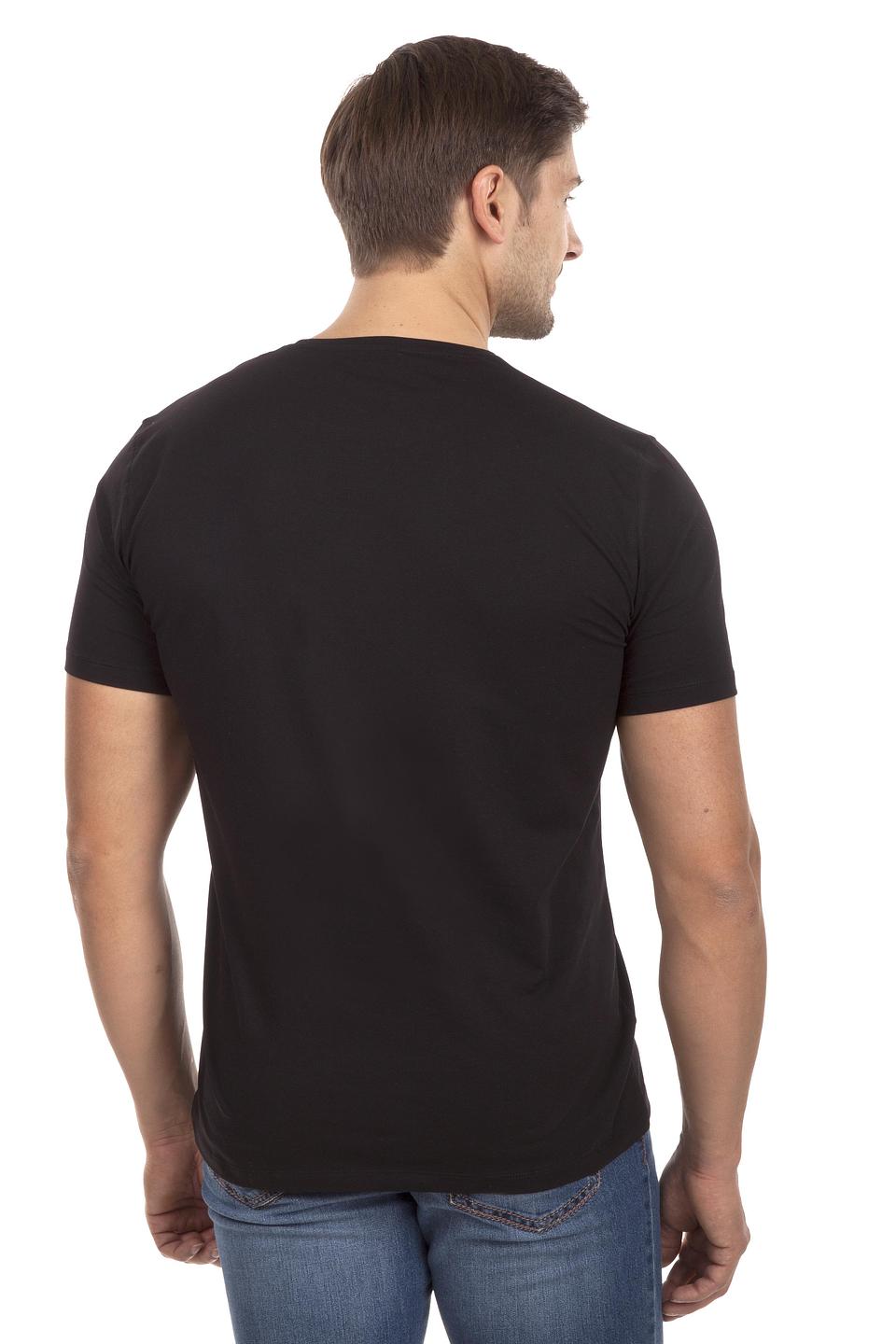 Футболка Corneliani с принтом чёрная