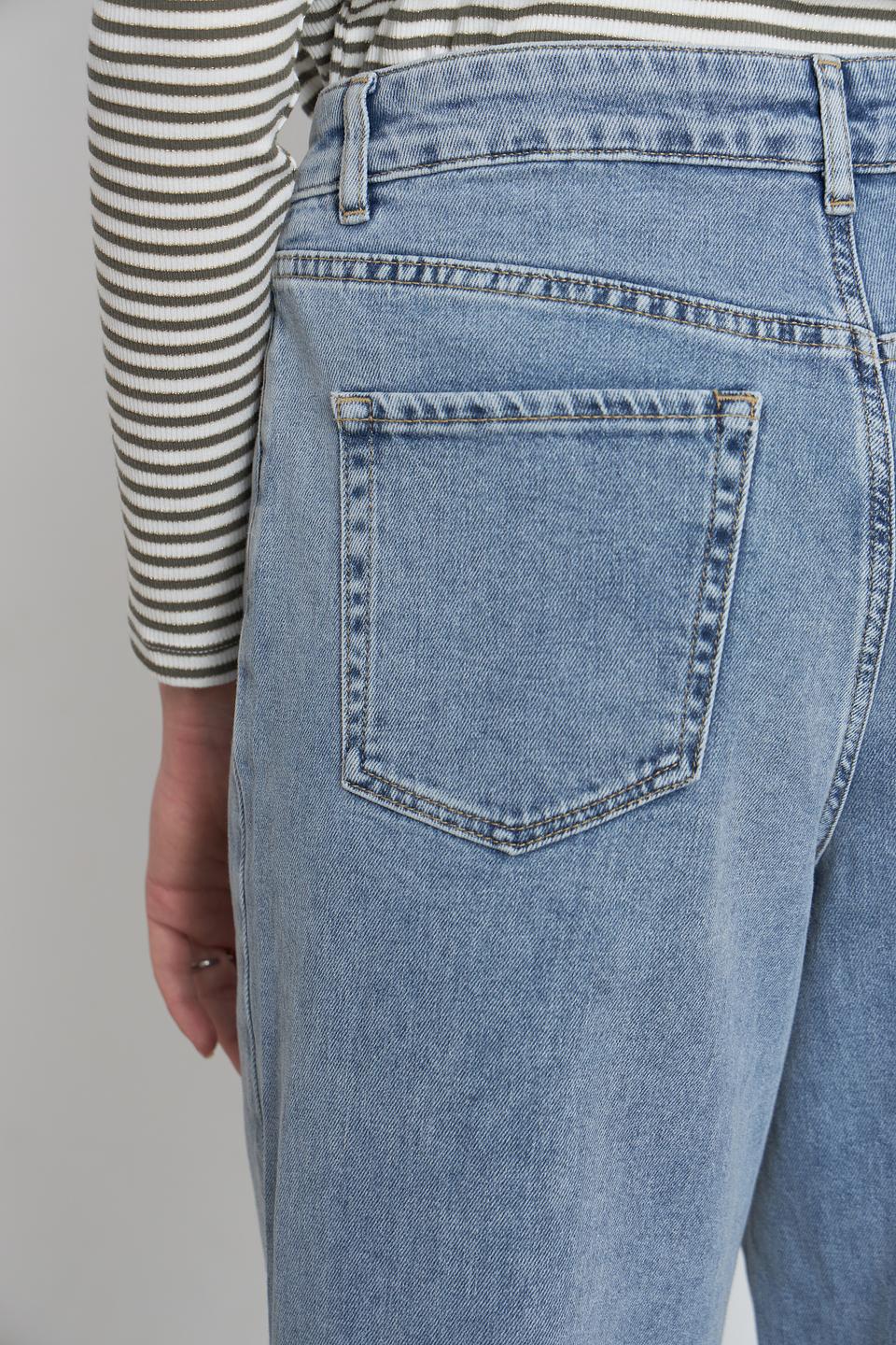 Джинсы Oui клеш голубой