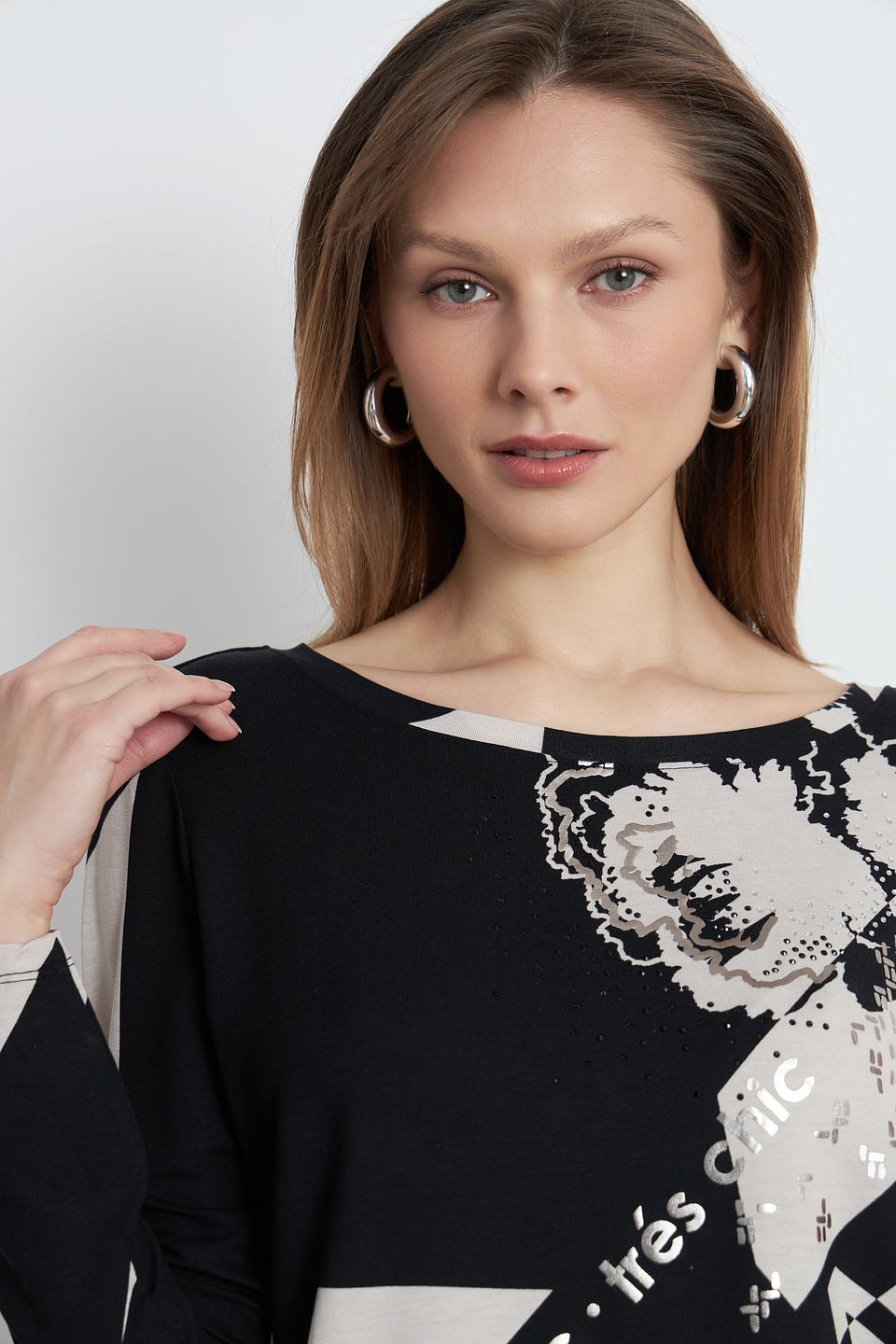 Блуза Betty Barclay с принтом Воila чёрный
