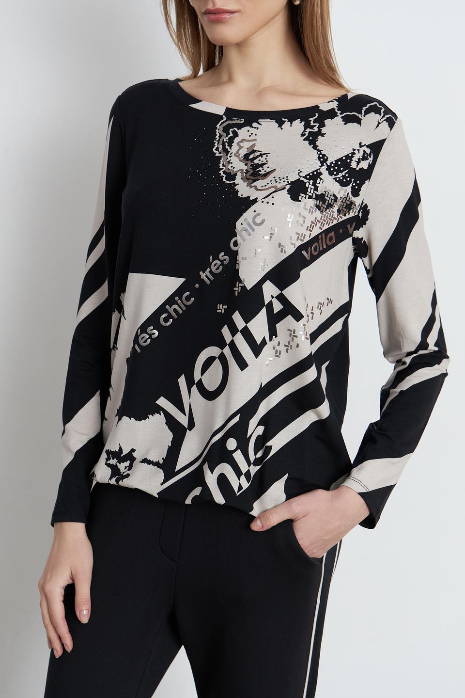 Блуза Betty Barclay с принтом Воila чёрный