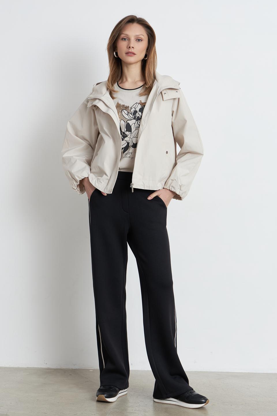 Брюки Betty Barclay с полосками чёрные