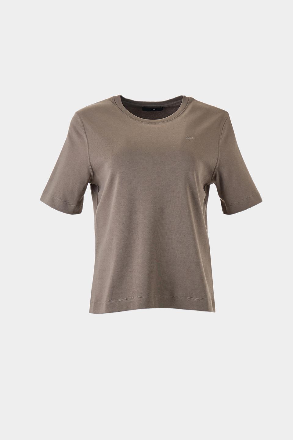 Футболка Oui женская хаки