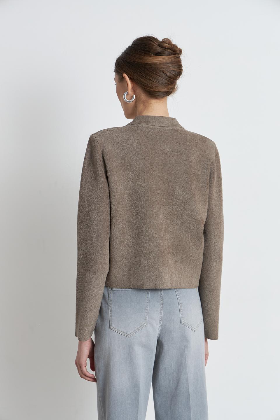 Жакет Oui женский коричневый