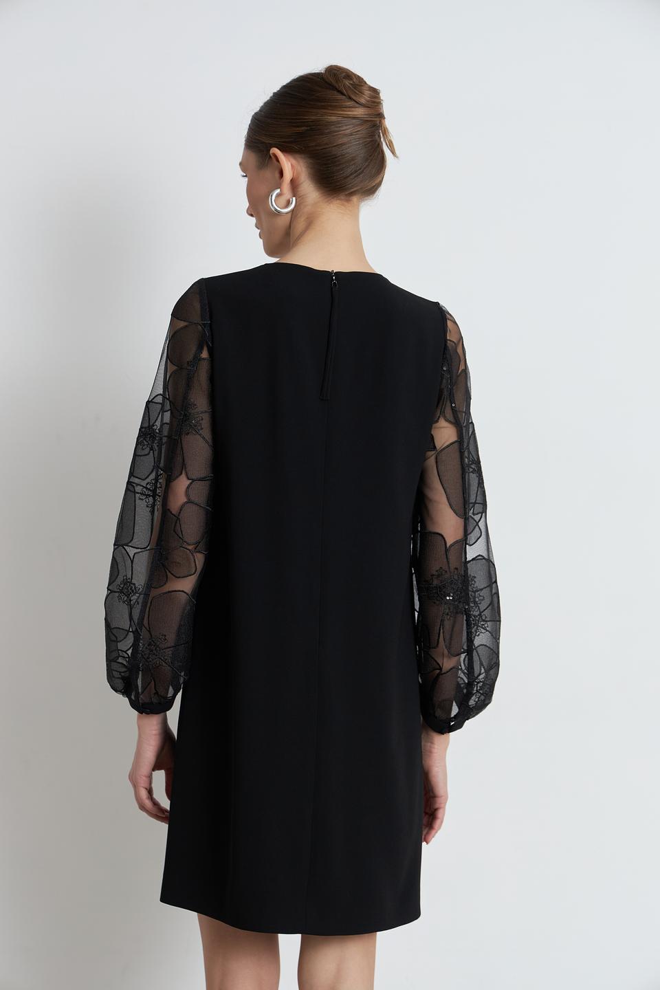 Платье Luisa Cerano чёрное с рукавами