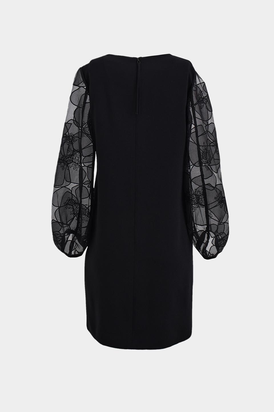 Платье Luisa Cerano чёрное с рукавами