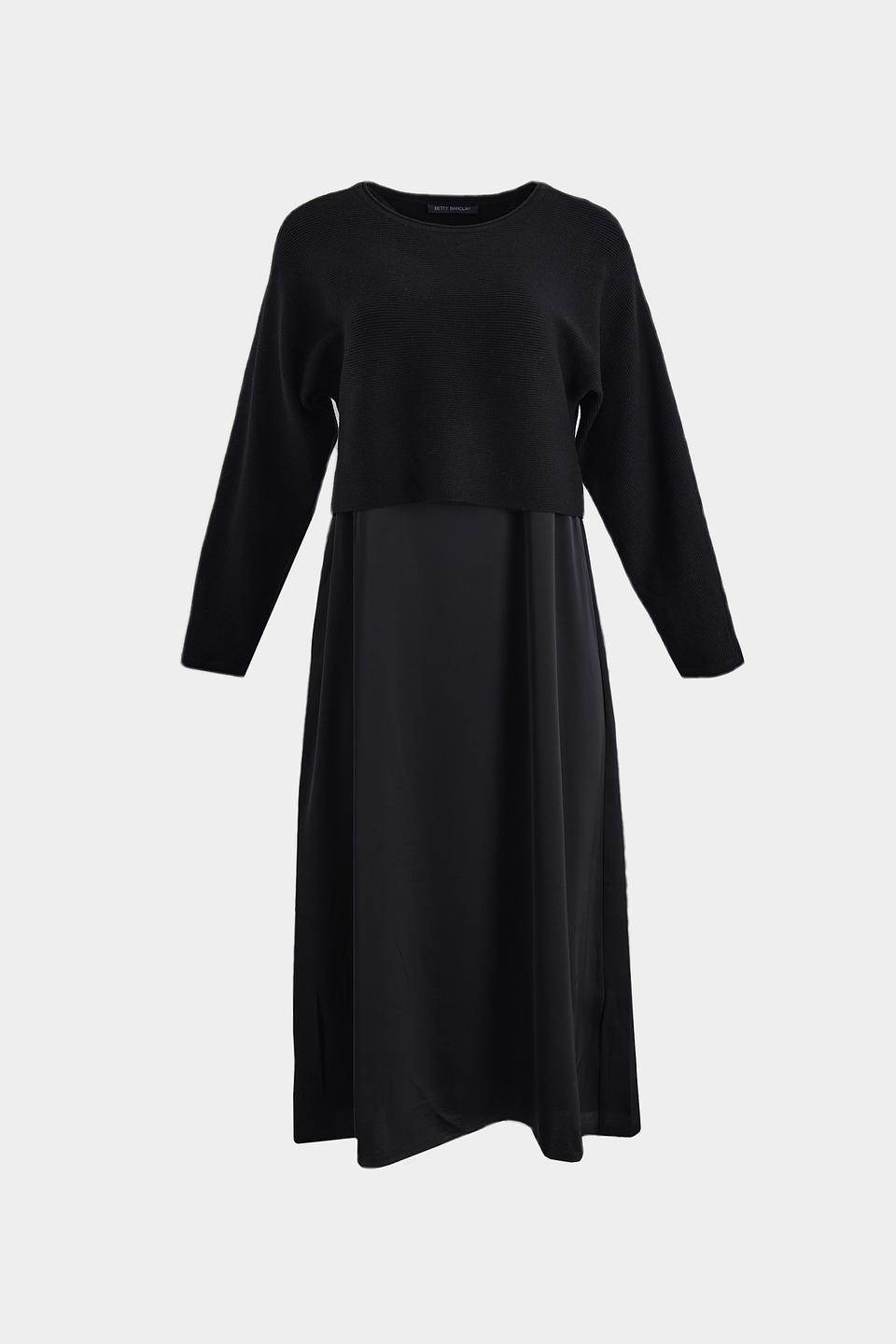 Платье Betty Barclay чёрное комбинированное