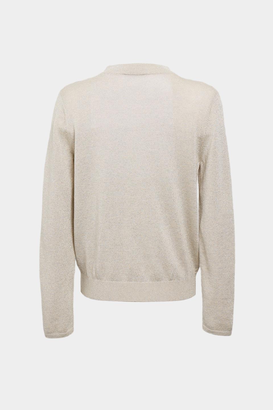 Пуловер Monari бежевый с люрексом