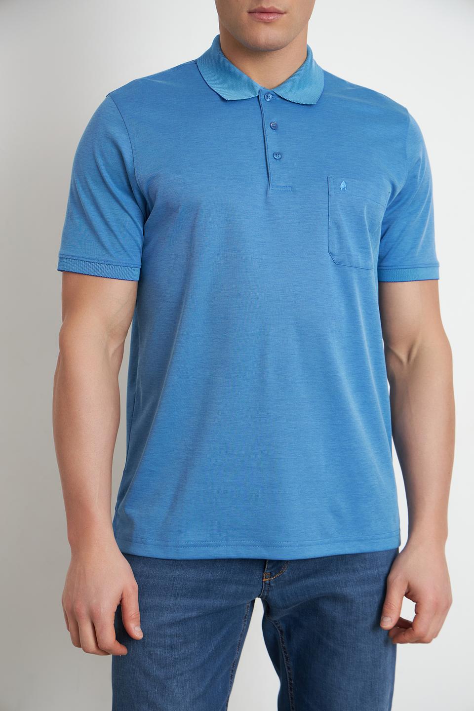 Поло Ragman голубое