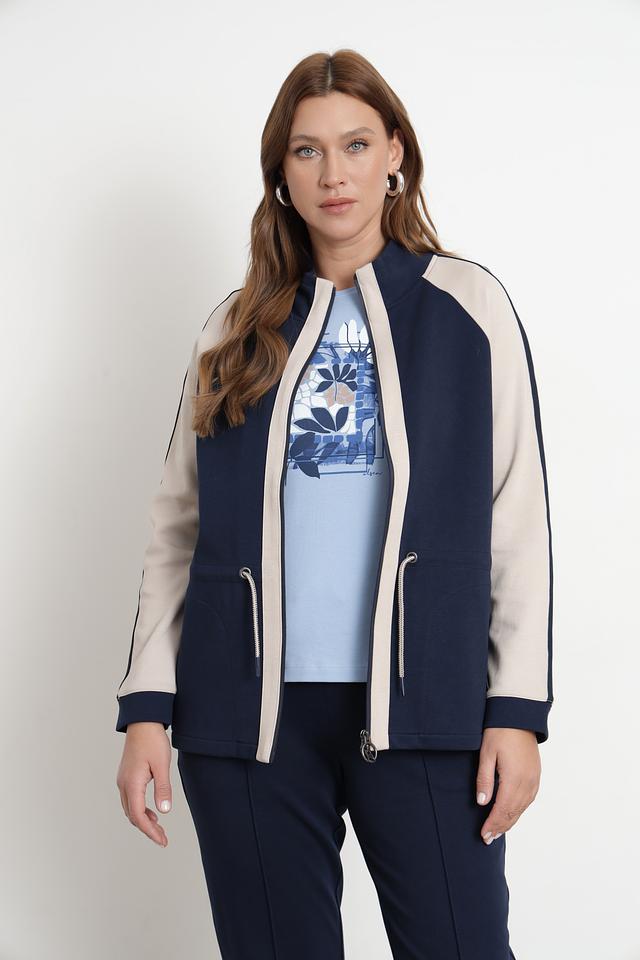 Жакет Olsen комбинированный синий