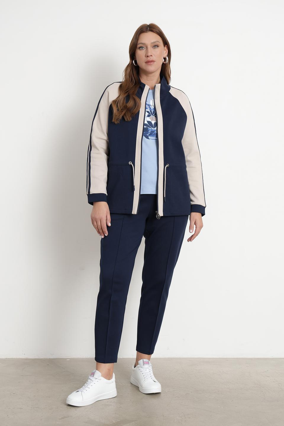 Жакет Olsen комбинированный синий