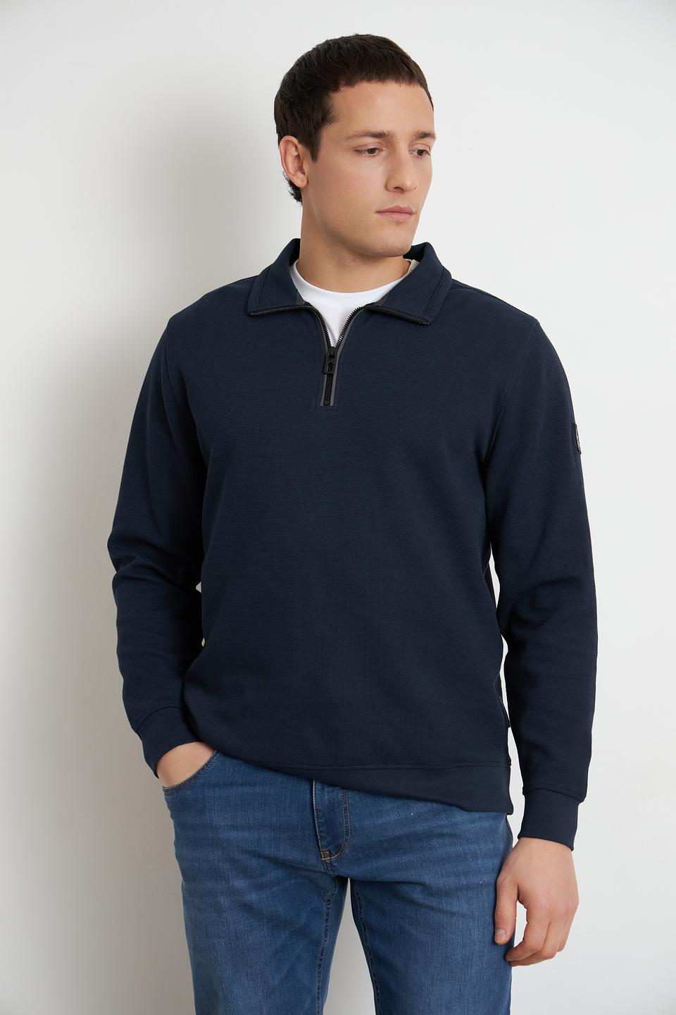 Джемпер Casa Moda с молнией темно-синий