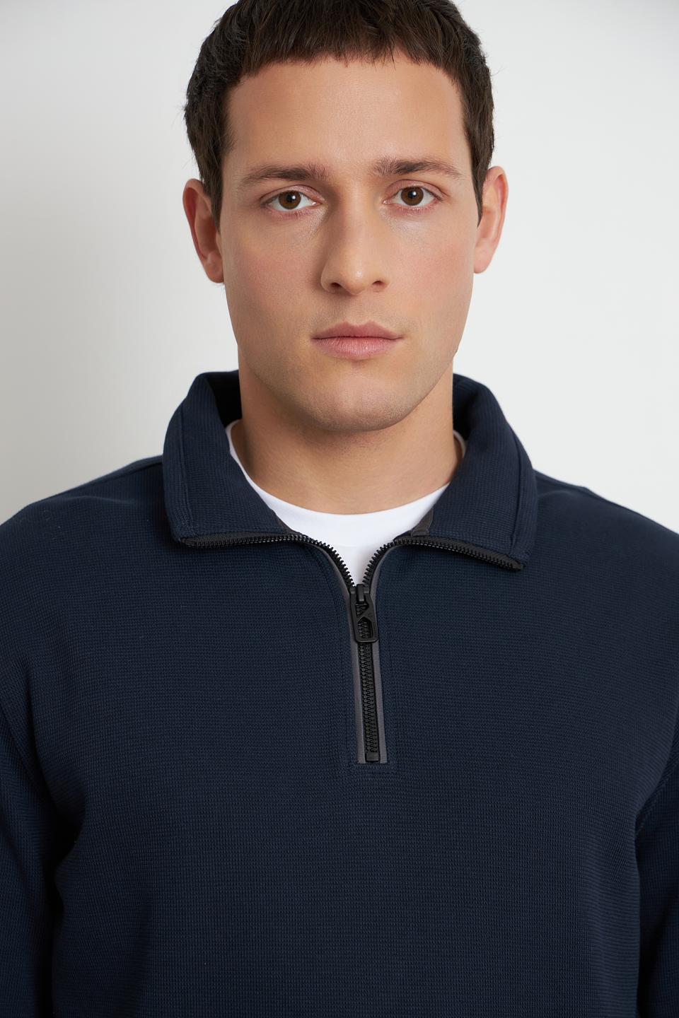 Джемпер Casa Moda с молнией темно-синий