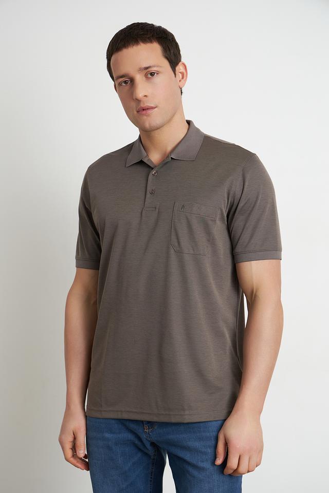 Поло Ragman хаки с карманом