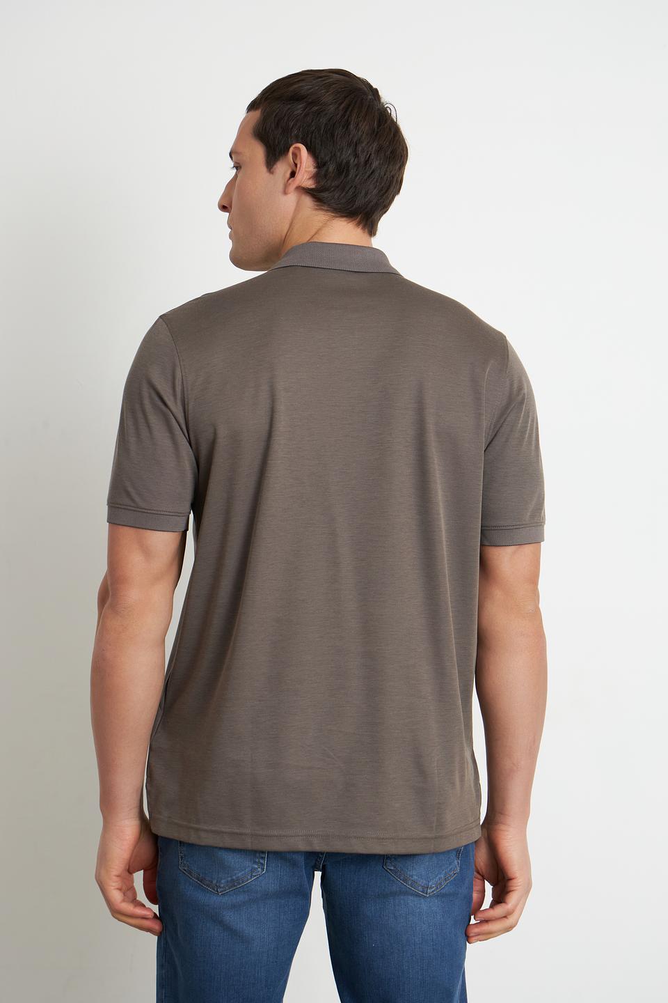 Поло Ragman хаки с карманом