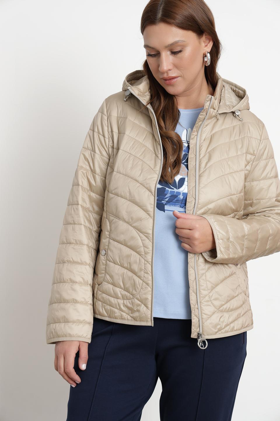 Куртка стеганая Betty Barclay бежевая