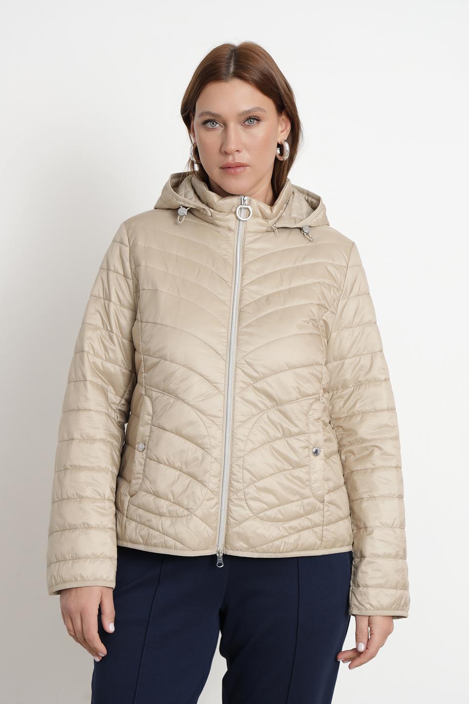 Куртка стеганая Betty Barclay бежевая