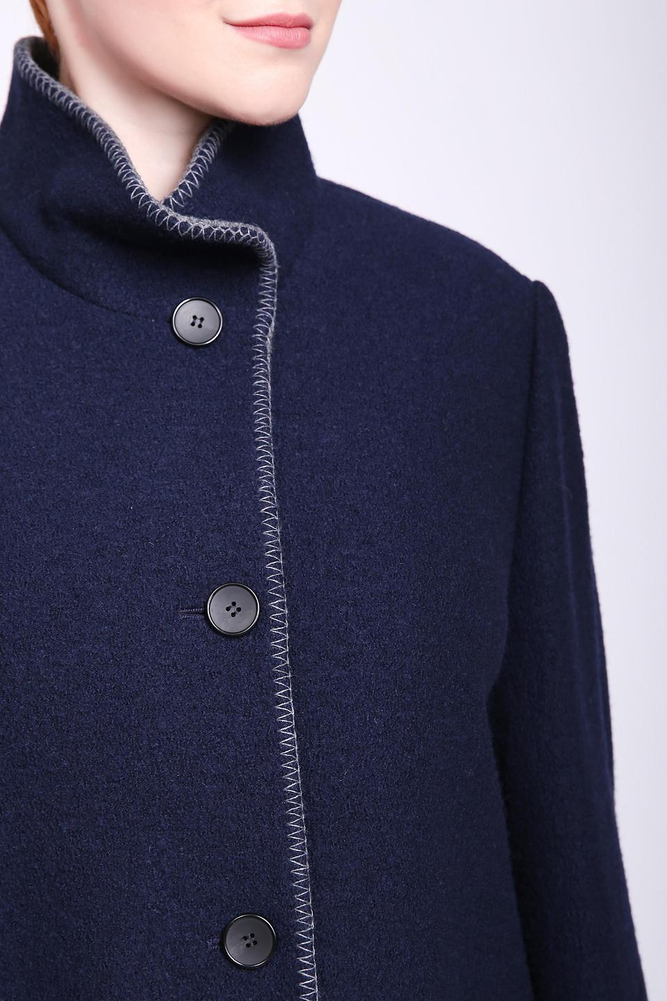 Пальто Basler шерстяное тёмно-синее