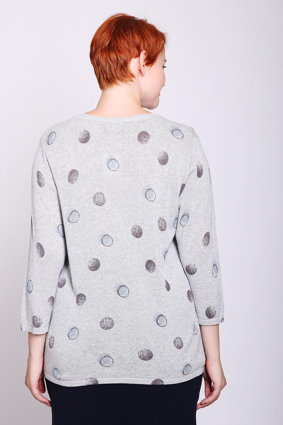 Пуловер Via Appia с принтом в горошек