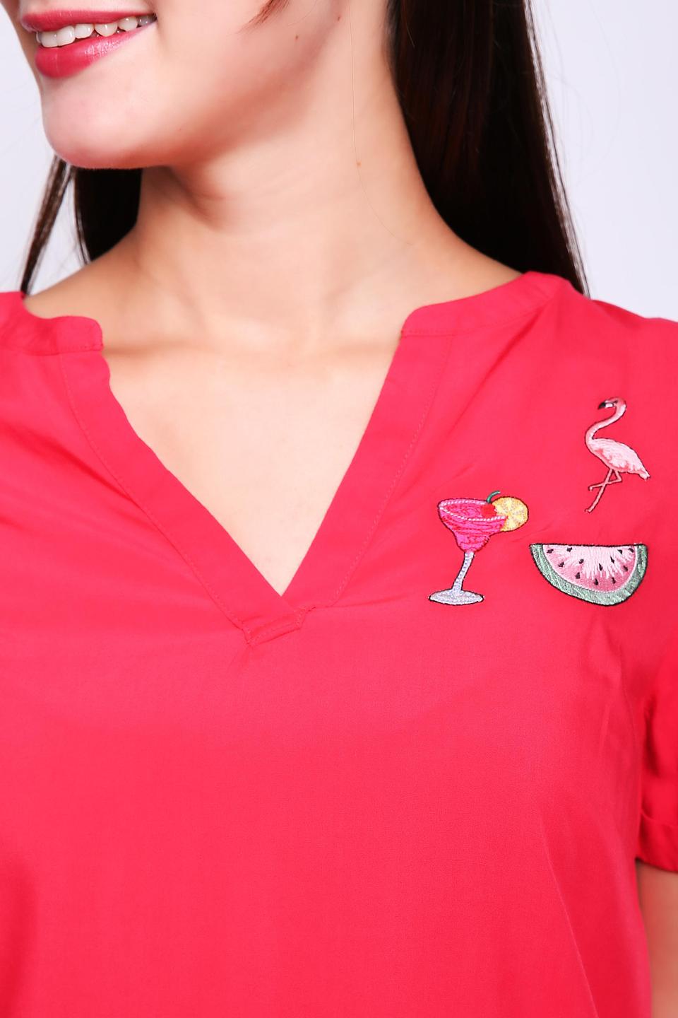 Блуза Tom Tailor с вышивкой