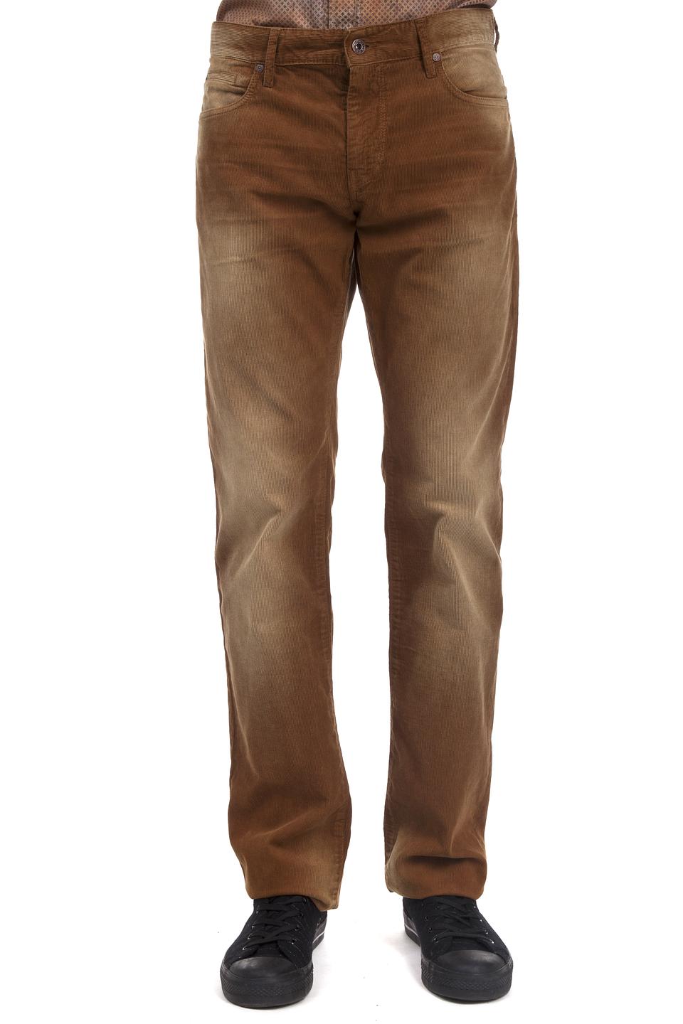 Брюки Boss Orange вельветовые коричневые