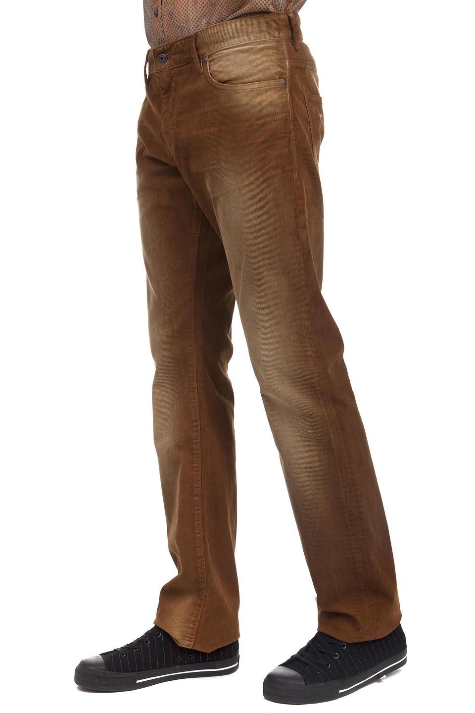 Брюки Boss Orange вельветовые коричневые