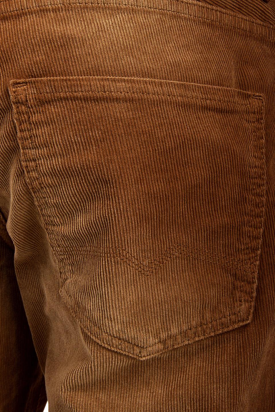 Брюки Boss Orange вельветовые коричневые