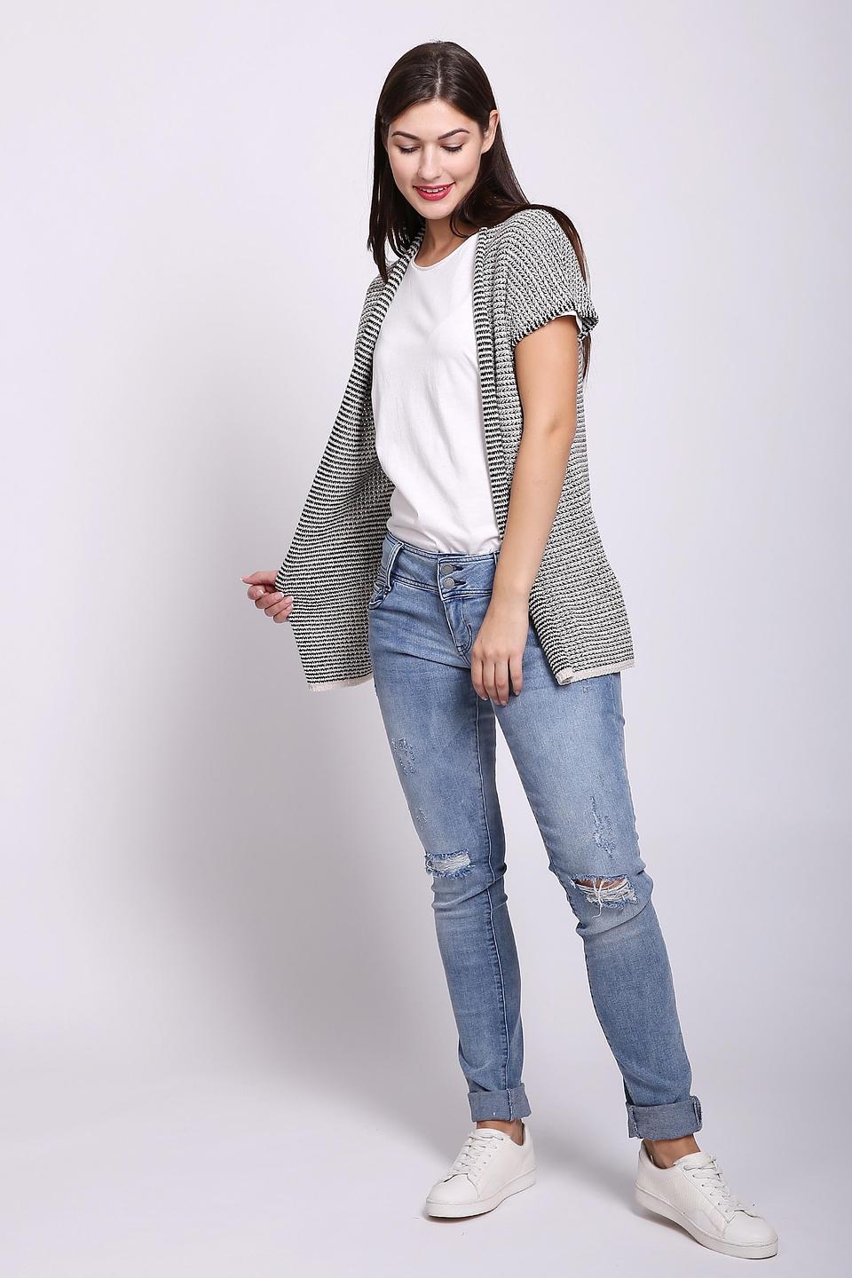 Жилет Gerry Weber чёрно-белый