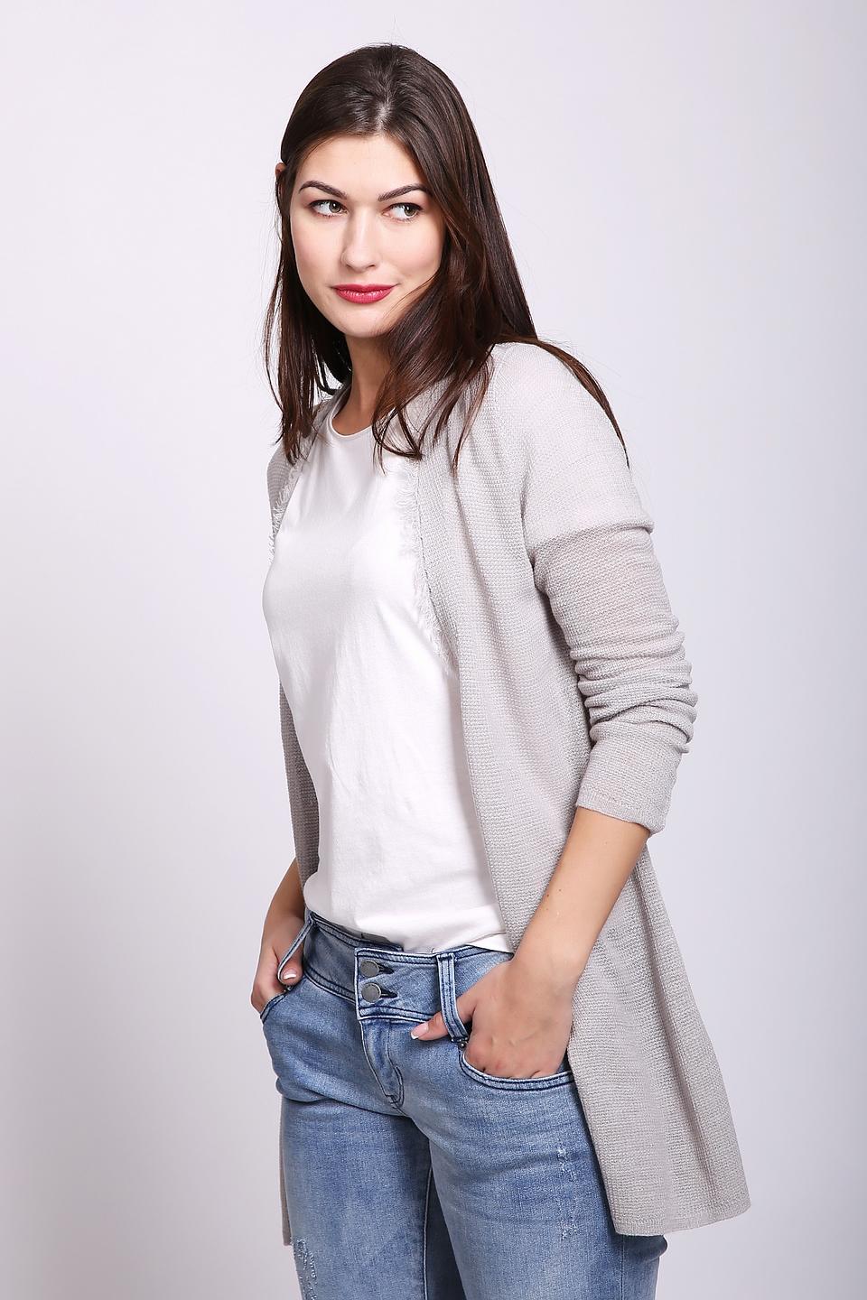 Жакет кардиган Betty and Co серый